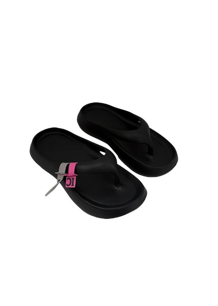 no.262 zummer flip flop (black)