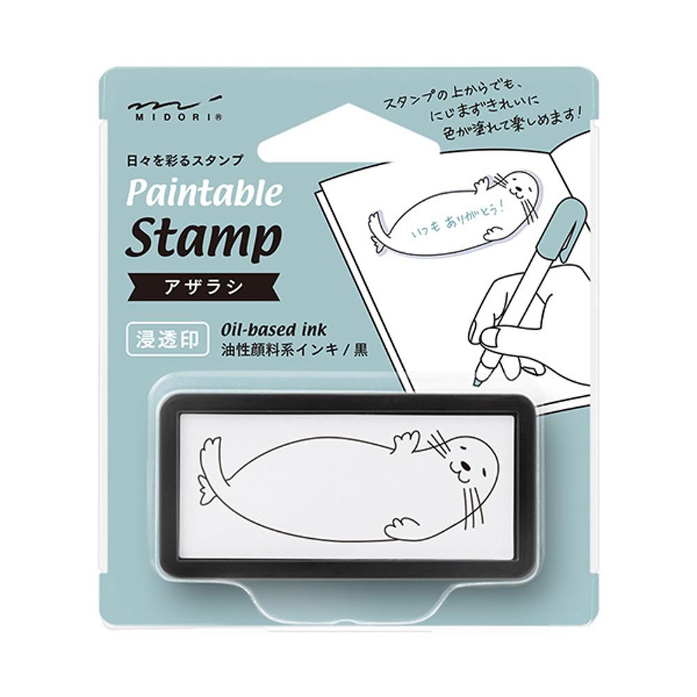 미도리 침투식 Paintable Half 스탬프(물개) 35506006