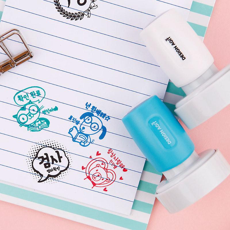 [주문제작]네임스탬프빅큐트 칭찬스탬프