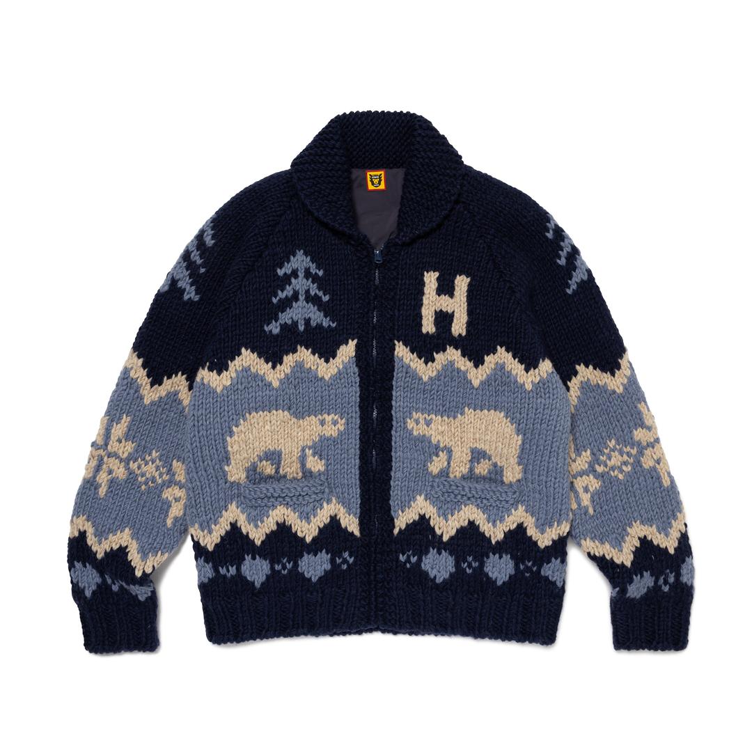 POLAR BEAR COWICHIAN - NAVY / S
