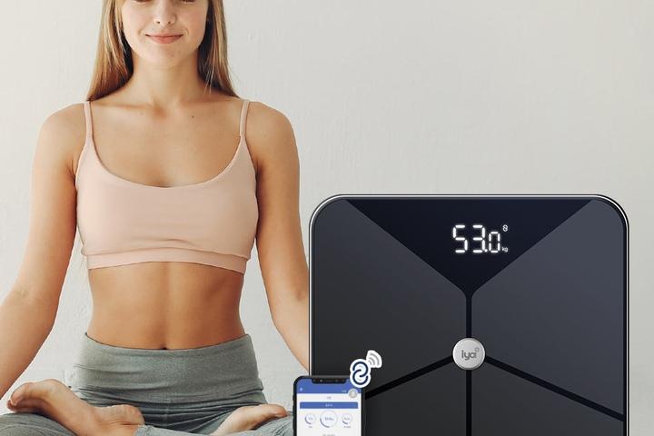 ITO 스마트 체지방 체중계 블랙 19가지 체성분 앱연동 ITO-0922 유아 반려동물