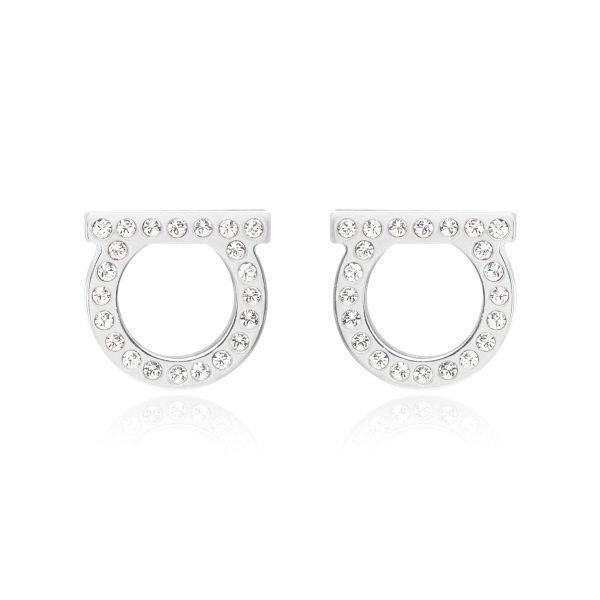 페라가모 76 0122 0696574 (760122 696574) 간치니 크리스탈 라지 귀걸이