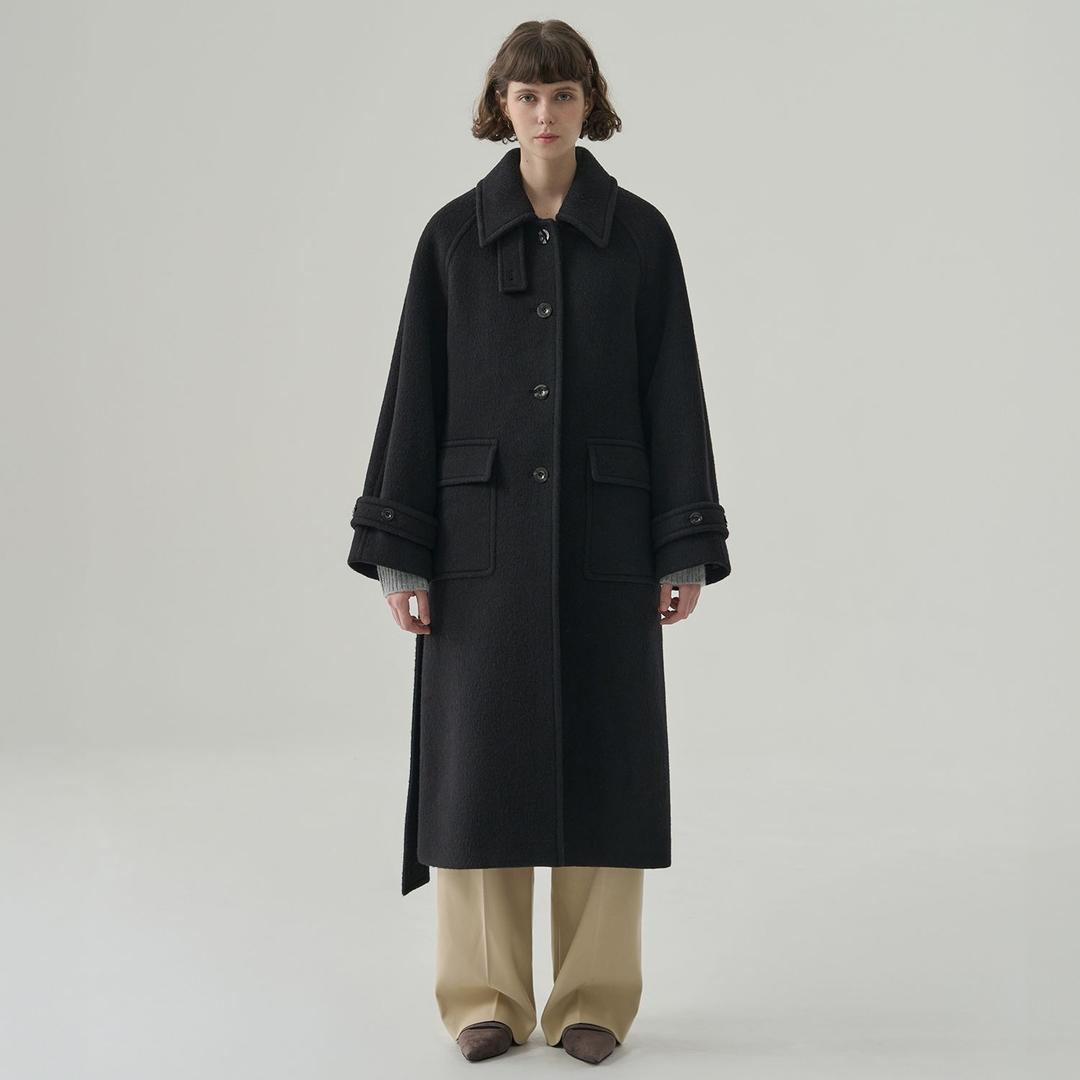 [클리어런스]래빗 앙고라 울 발마칸 롱 코트 [3COLORS]