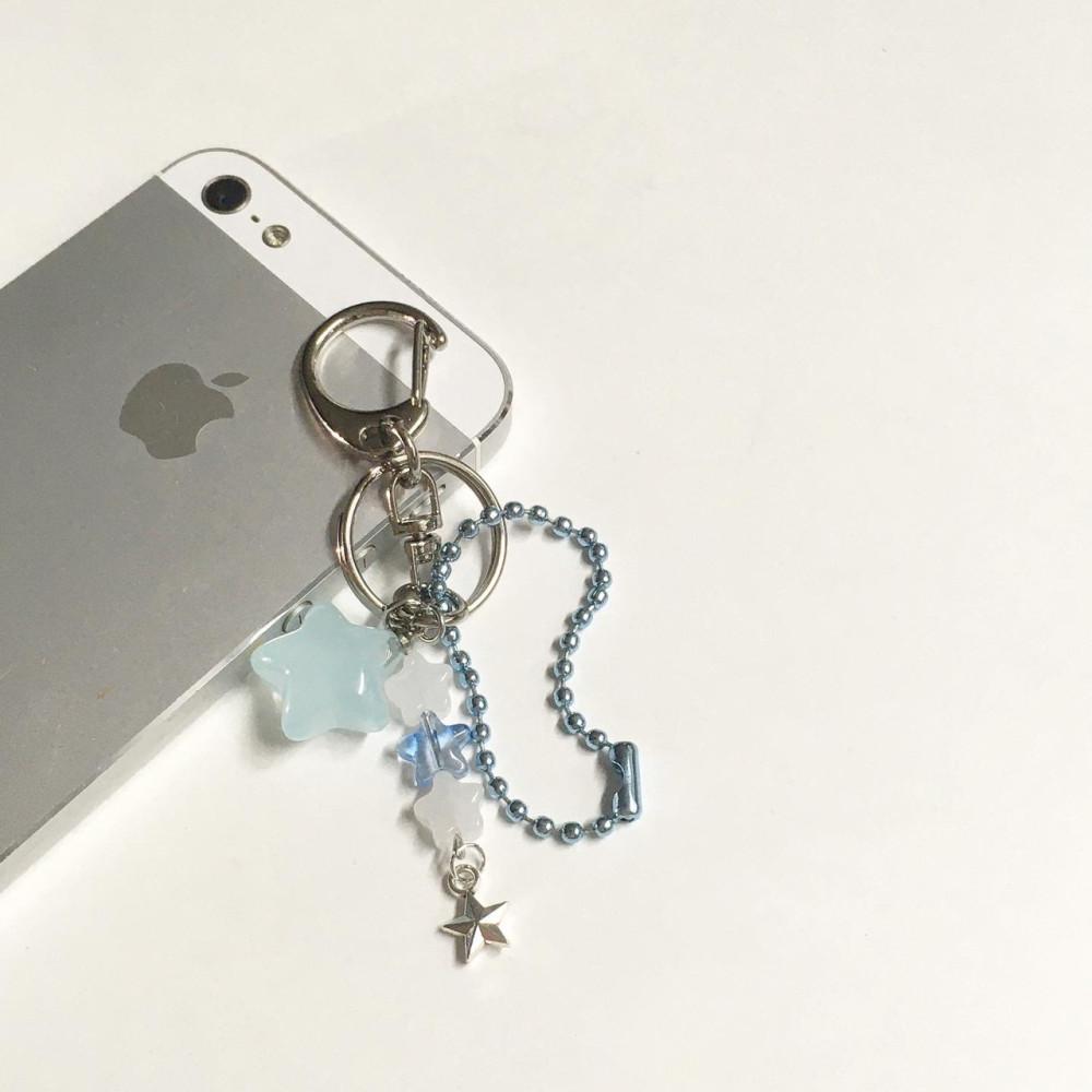 키라키링 블루 스윙 스타 키링 blue swing star keyring