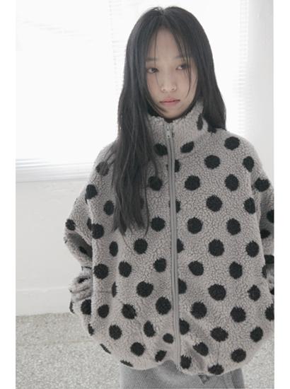 폴카 플리스 집업 (2c)