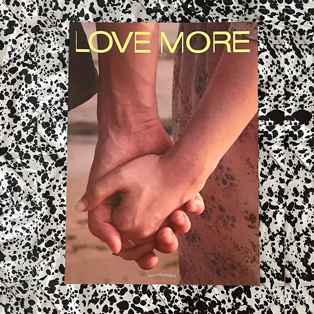 LOVE MORE a3 poster 러브윌셋유프리 포스터