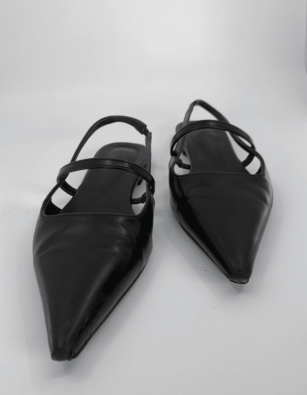 Stiletto flat sling back
