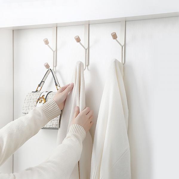 우드형 도어후크 방문옷걸이 모자 가방 걸이 3type