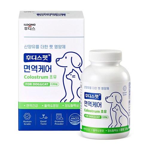 일동 후디스 후디스펫 반려동물 영양제, 우유맛, 면역/항산화, 1개 - 장/소취영양제 | 쿠팡