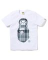BAPE Check Milo on Ape Head Tee