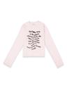 BLUR CROP LONG SLEEVE PK