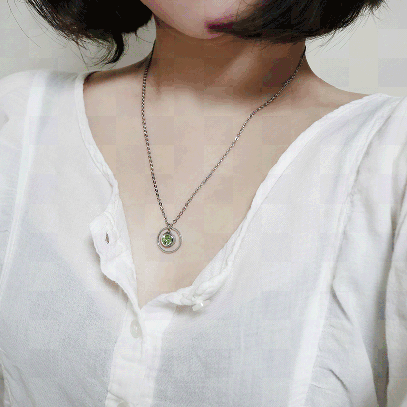 1+1set 나의 우주 탄생석 [목걸이]