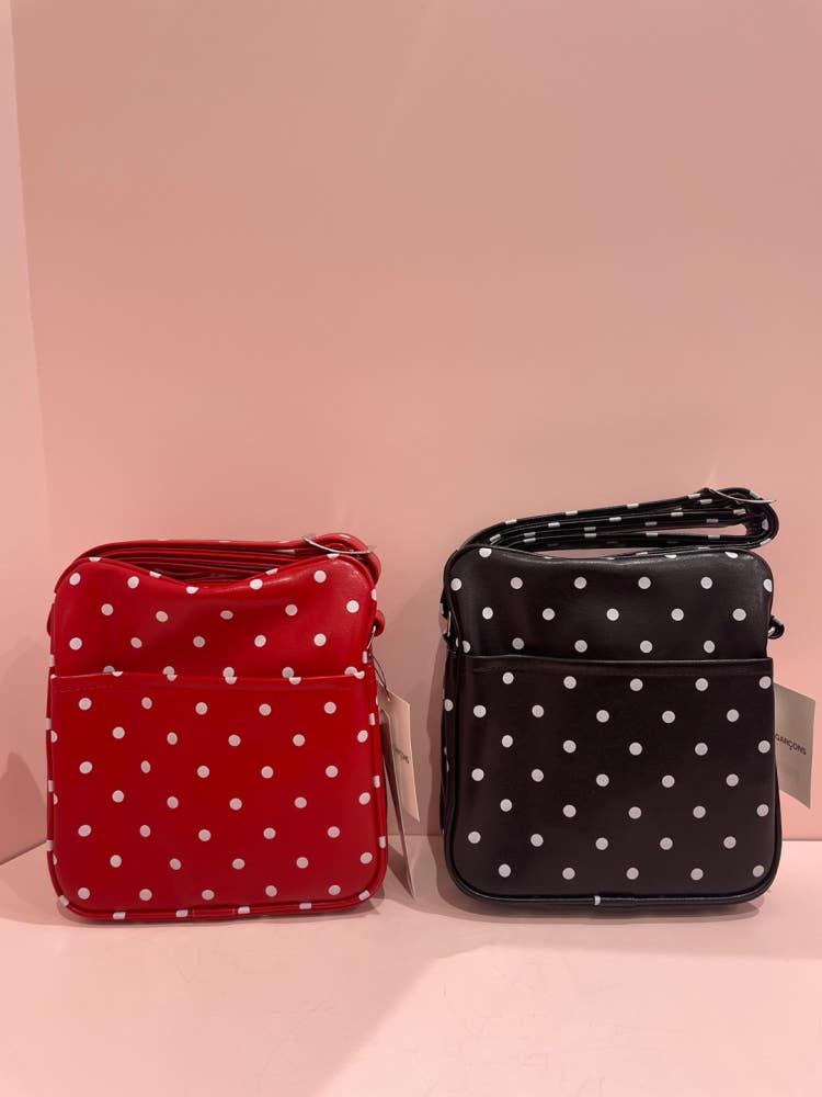 꼼데가르송 걸 미니 도트백 가방 아오야마x