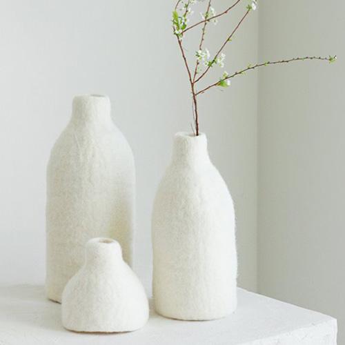 LOOSY VASE COVER(CREAM)