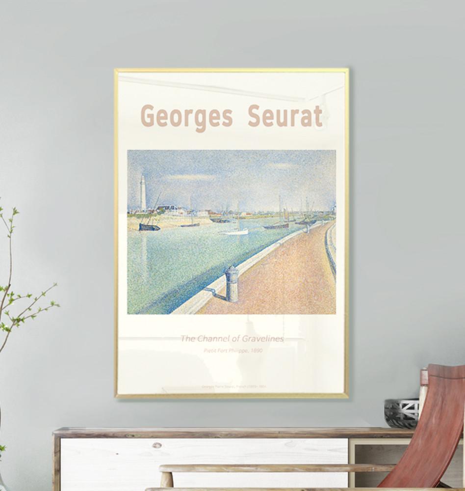 조르주 쇠라 인테리어 그림 액자 포스터 그라블린 운하