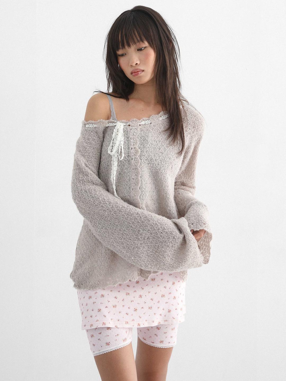 Flora Lace Skirt Baby Pink