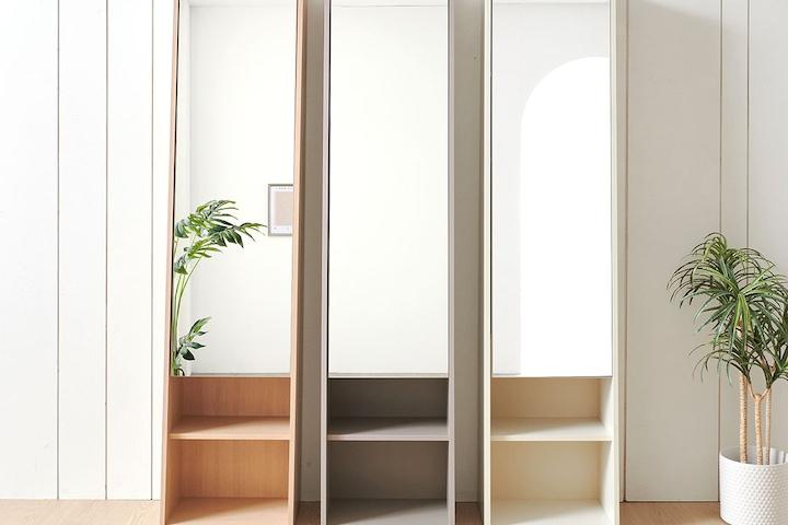 루니아 전신거울 수납 화장대 3colors
