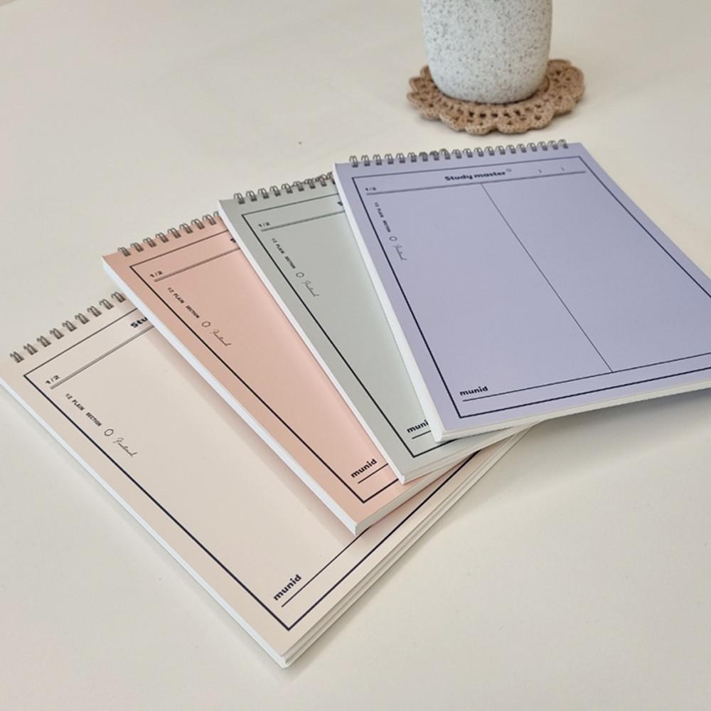 뮤니드 It spring 세로 상철 2분할 컬러노트