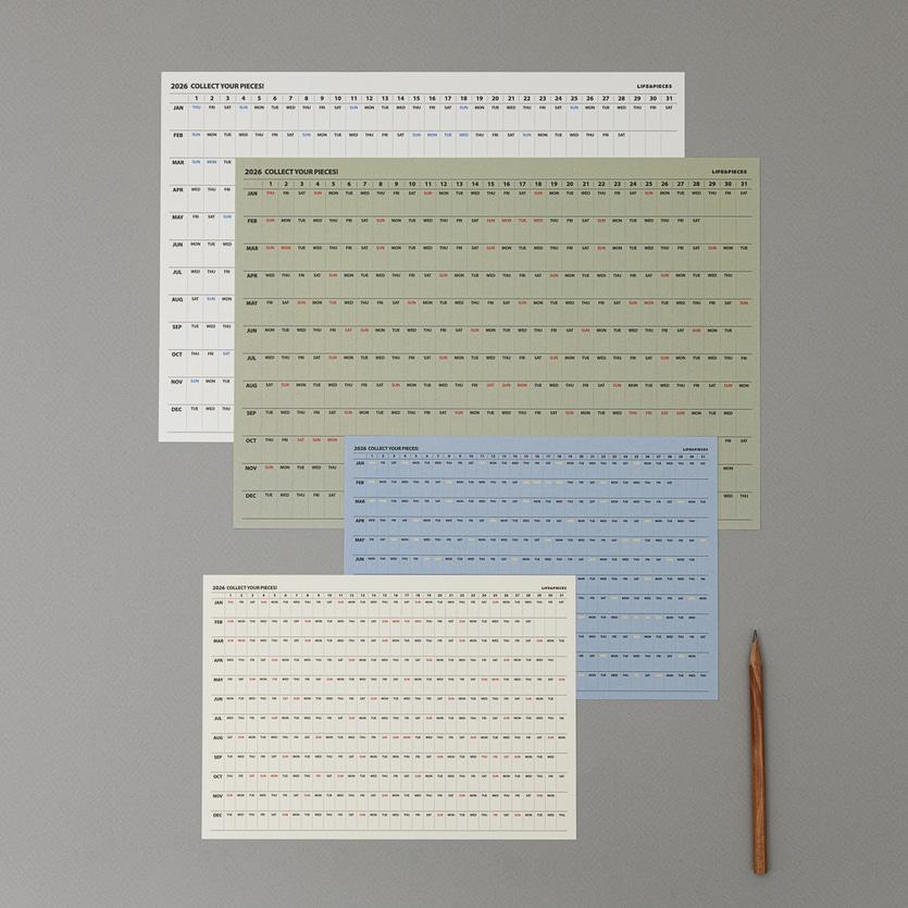 2026 라이프앤피시스 스몰 연력 세트