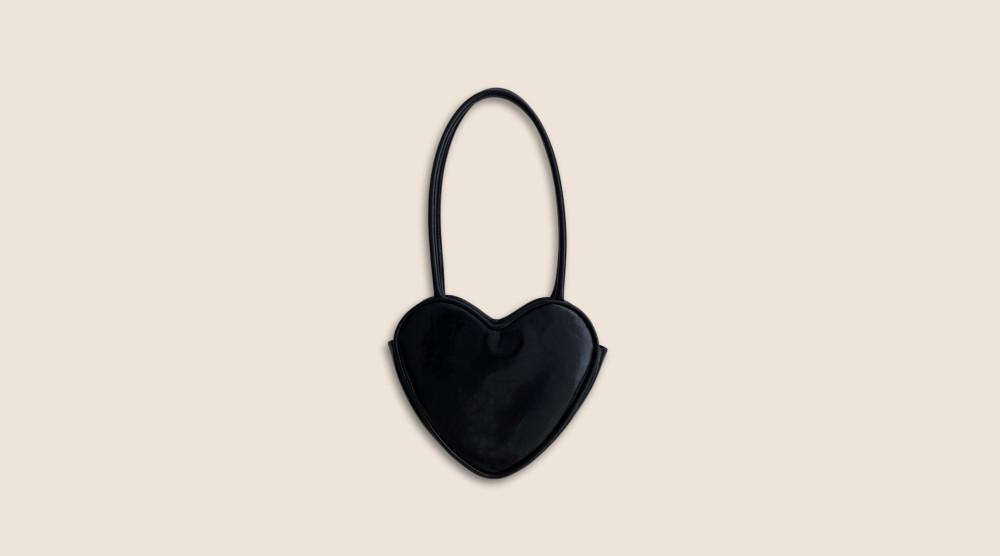 바로배송 [S&G] LOVE Heart Black Bag 러브 하트백 블랙