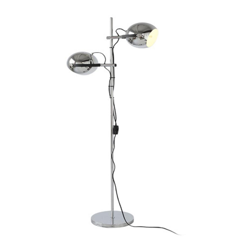 바우하우스 크롬 볼 더블헤드 장스탠드 수입 인테리어조명