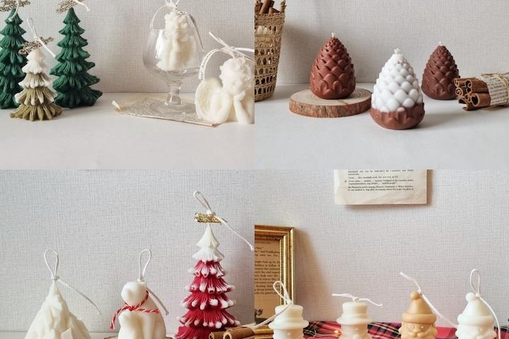 감성 디자인 다양한 오브제/크리스마스 캔들 47종