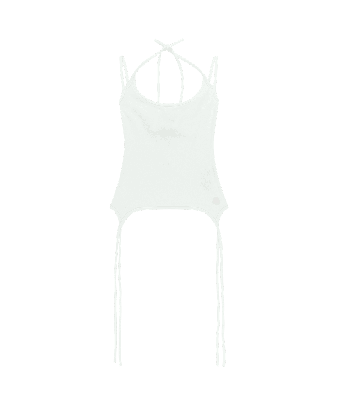 HALTER STRAP SLEEVELESS WHITE