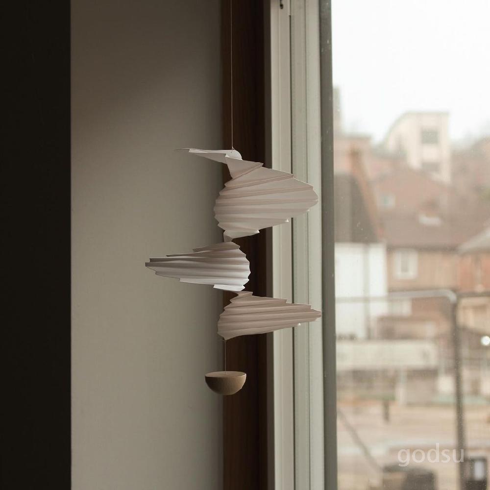 소용돌이 모빌 감성 우드 원목 회오리 북유럽 인테리어 수제 장식품