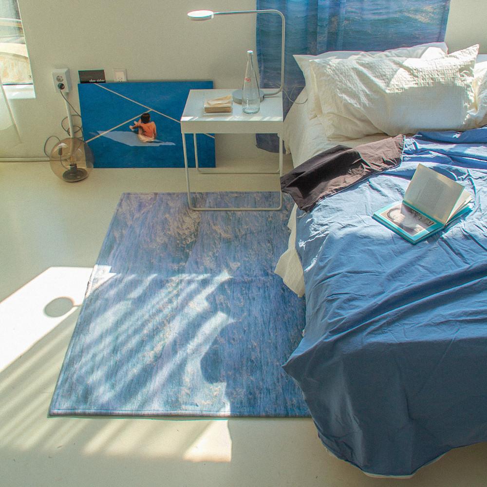 파도 사계절 단모 러그 발매트 카페트 3size