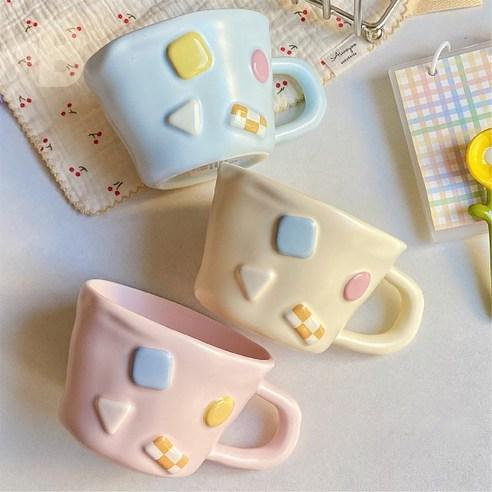 본디자인랩 예쁜 뭉툭 머그컵 시리얼볼 카페컵 신혼부부 선물세트