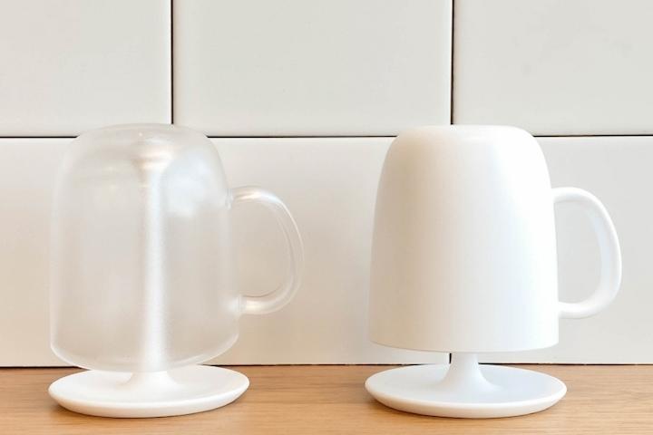 마나 위생적인 콤팩트 양치컵 스탠드 세트 2타입