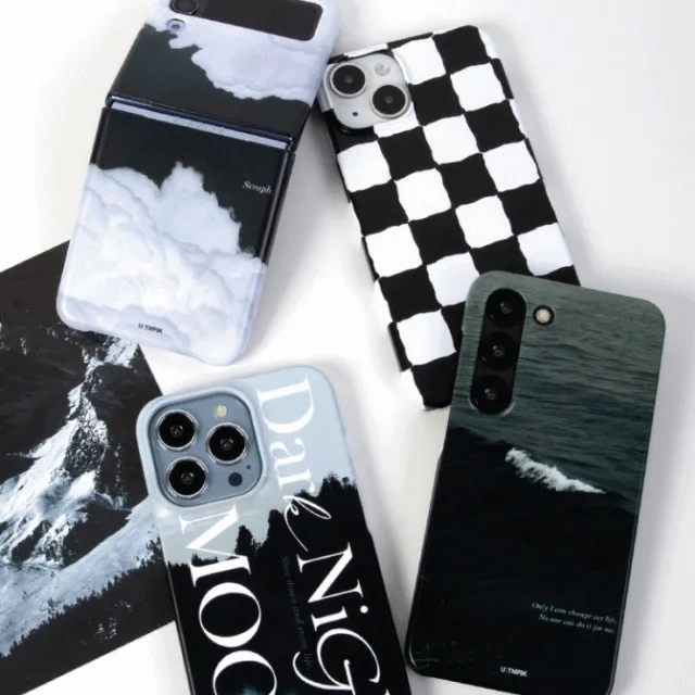 💛신상할인💖 블랙무드 전사하드케이스 아이폰 갤럭시 아이폰케이스 아이폰14 13 12 11 갤럭시S23 22 21 20 노트10 20 플러스 울트라 프로 프로맥스