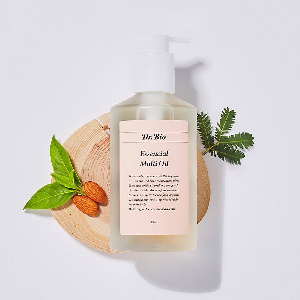 닥터바이오 에센셜 오일 300g 대용량 페이스&바디겸용 입욕+마시지+보습 멀티오일