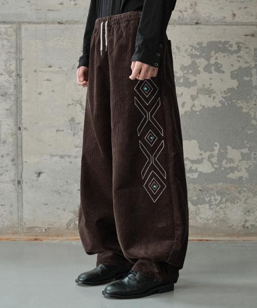 보헤미안 벌룬핏 코듀로이 밴딩 팬츠 [BROWN]_SEPT071BROWN