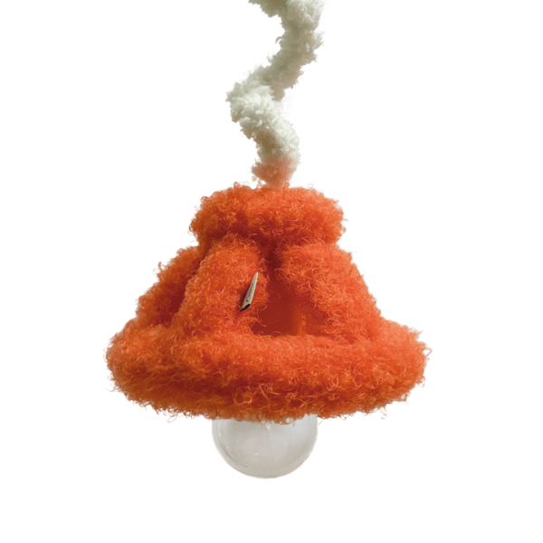 curly woolly lamp
