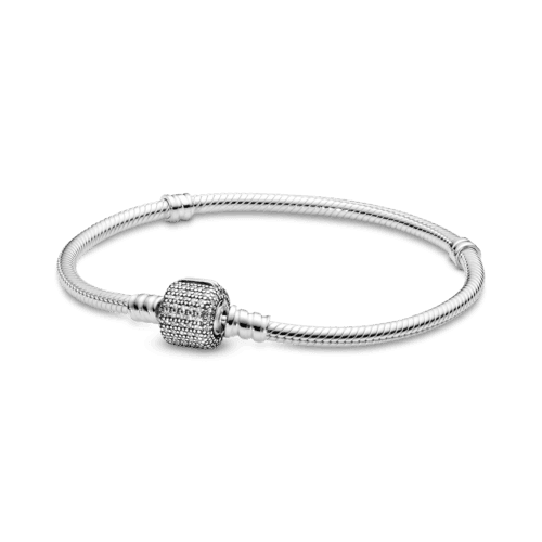 모멘츠 실버 시그니처 클라습 브레이슬릿