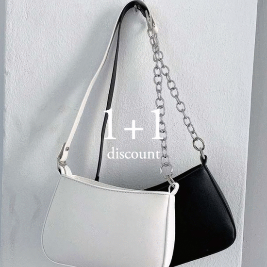 [호보백+크로스백 가능!] 체인 미니 호보 크로스백 2col