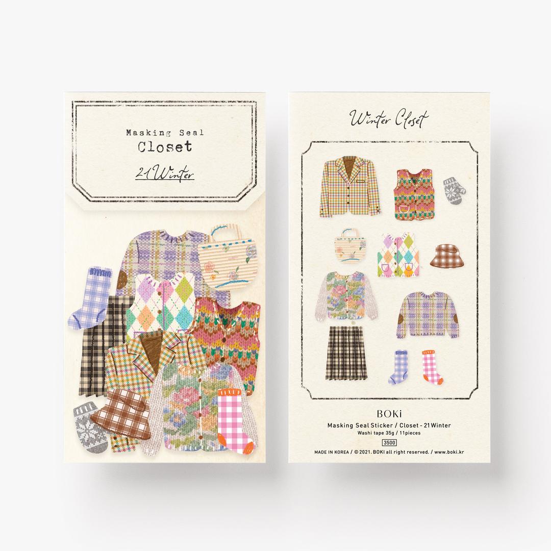 [2021 Winter] Closet Masking Seal Sticker