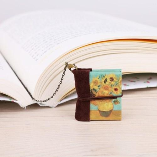 DIY미니북책갈피 반 고흐 해바라기 II