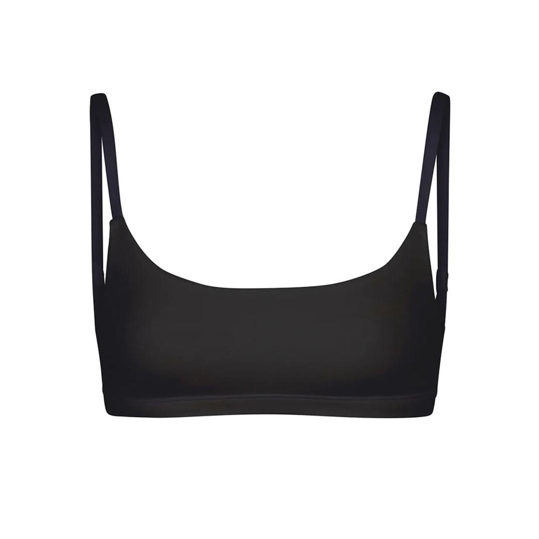 COTTON JERSEY SCOOP BRALETTE | SOOT