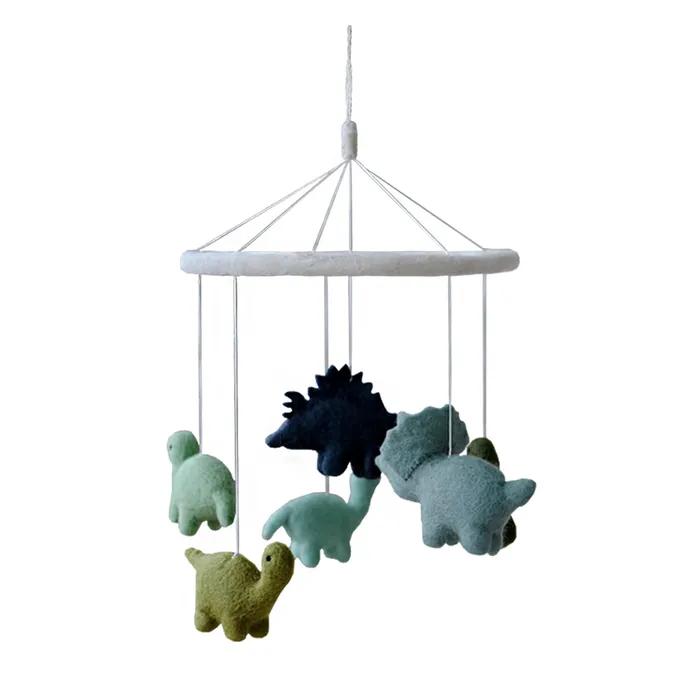 분트 핸드메이드 공룡모빌 아이방 인테리어 출산선물로 좋은 감성 펠트 모빌
