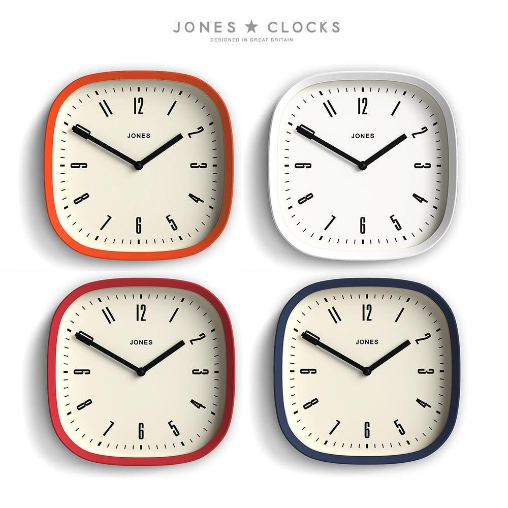 Jones Clock 존스 클락 Marvel 마블 스퀘어 레트로 벽시계 25 x 25cm