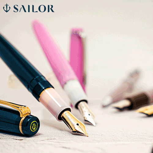 세일러 만년필 프로기어 14K 시키오리 산수이 MF촉