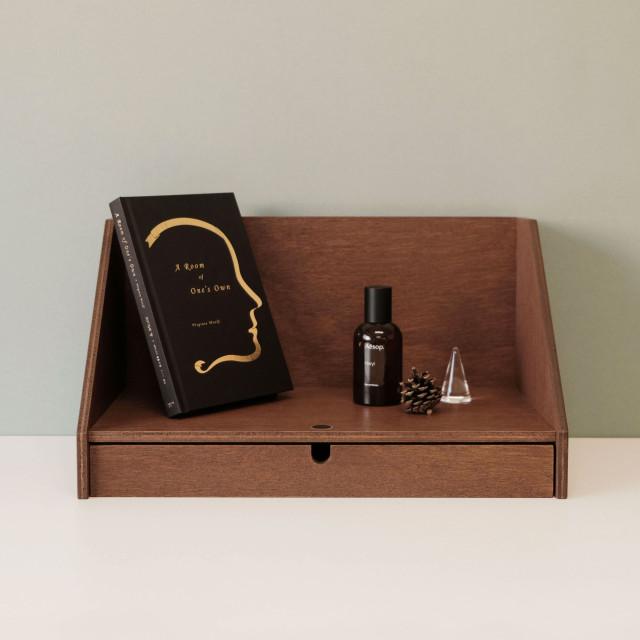 (주문제작품 / 2-3주 소요) [콜렉토그라프] Collecto-Box 10 : Desk Bookshelf with Drawer / 서랍 책꽂이