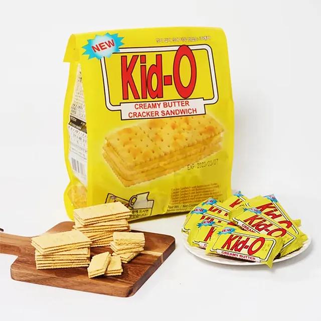 키도 키드오 크리미 버터 크래커 샌드위치 사무실 학교 간식 개별포장 645g(15g x 43개입)