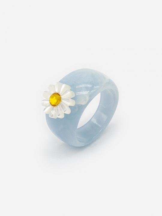 summer sky flower ring