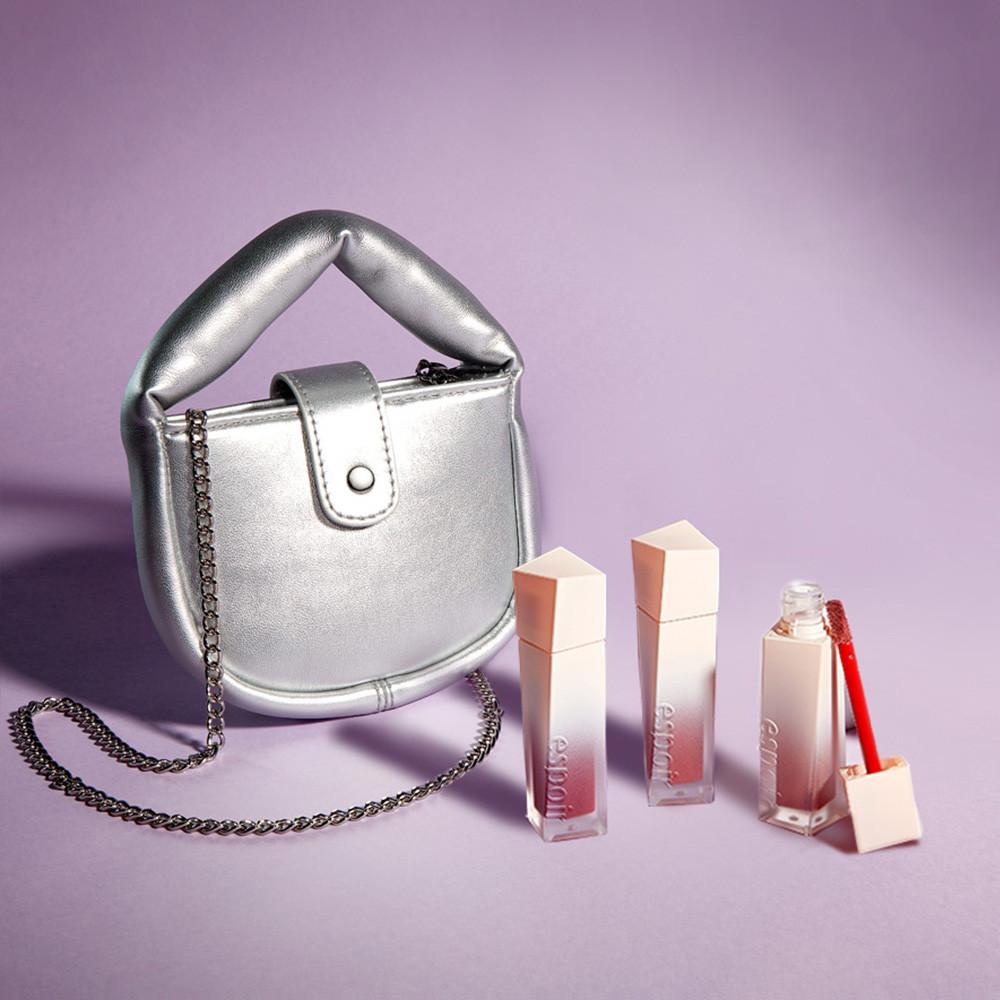 에스쁘아 꾸뛰르 립 틴트 블러 벨벳  5.5g x 2, 2개 세트 +(증정:실버 체인백)