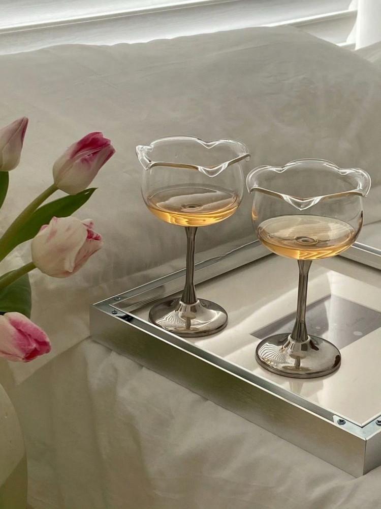 메탈 와인잔 샴페인 글라스 집들이선물