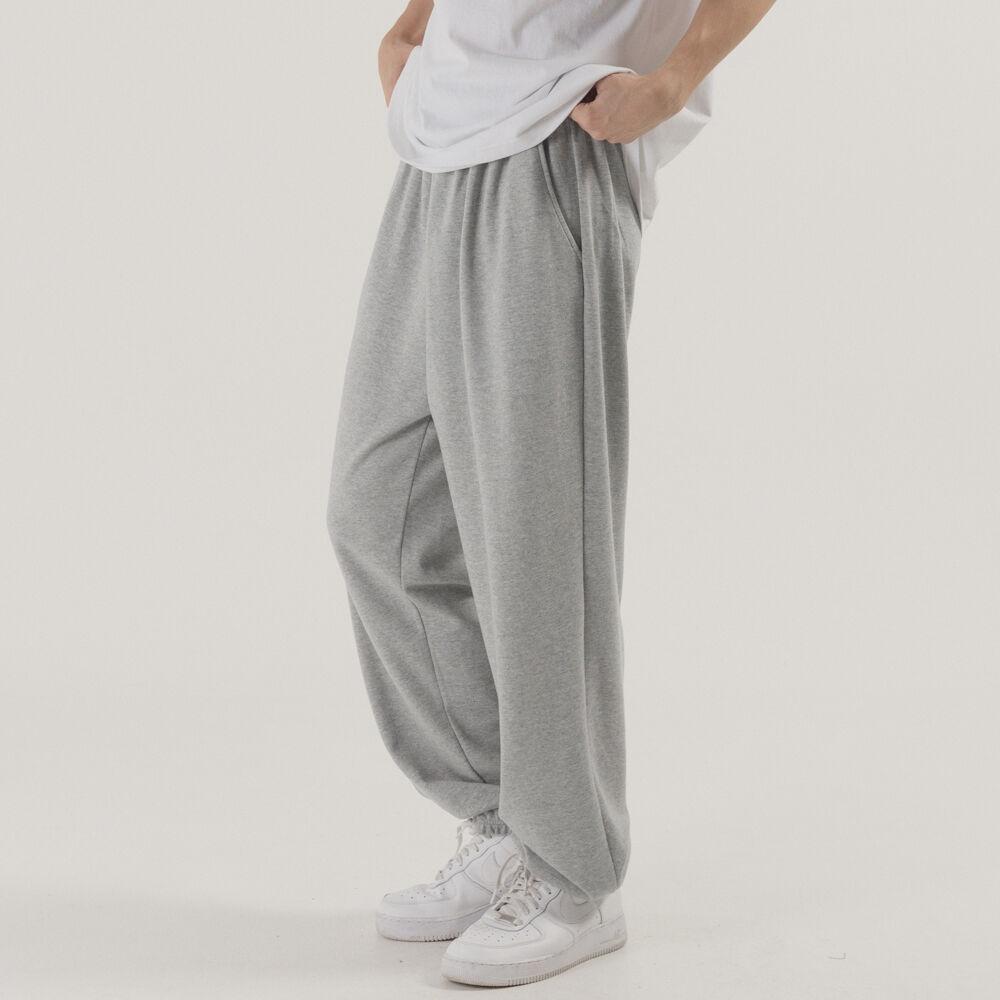 클래식 와이드 조거 스웨트팬츠 (melange)