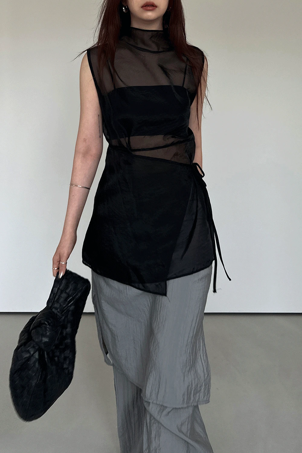 사브르 랩 블라우스 3 colors